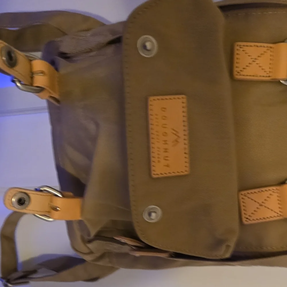 Doughnut Macaroon Mini Backpack In Tan - Picture 5 of 10